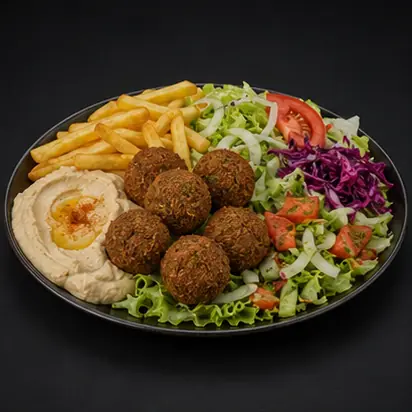Assiette vegan falafel — Neo Kebab Mouscron