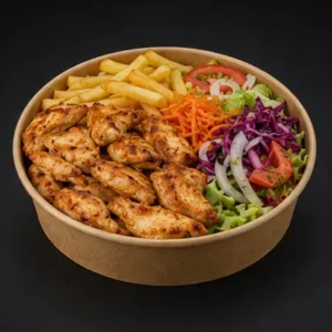 Bowl poulet mariné